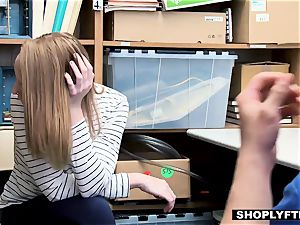 ginger-haired nubile arrested and plumbed in the office