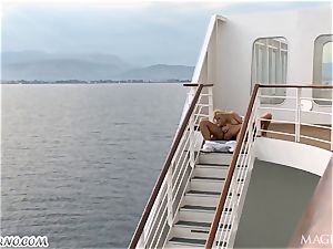 anal invasion pornography with the captain and his secretary on a luxury yacht