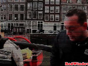 Amsterdam hooker gets cumshowered