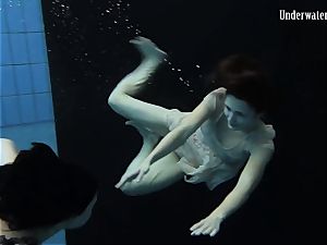 two dolls swim and get nude spectacular