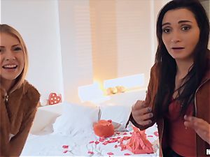Valentines puss and booty penetrate day with adorable Rebecca Volpetti