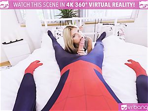 VR PORN-Spider-Man: hardcore Parody with gorgeous nubile Gina